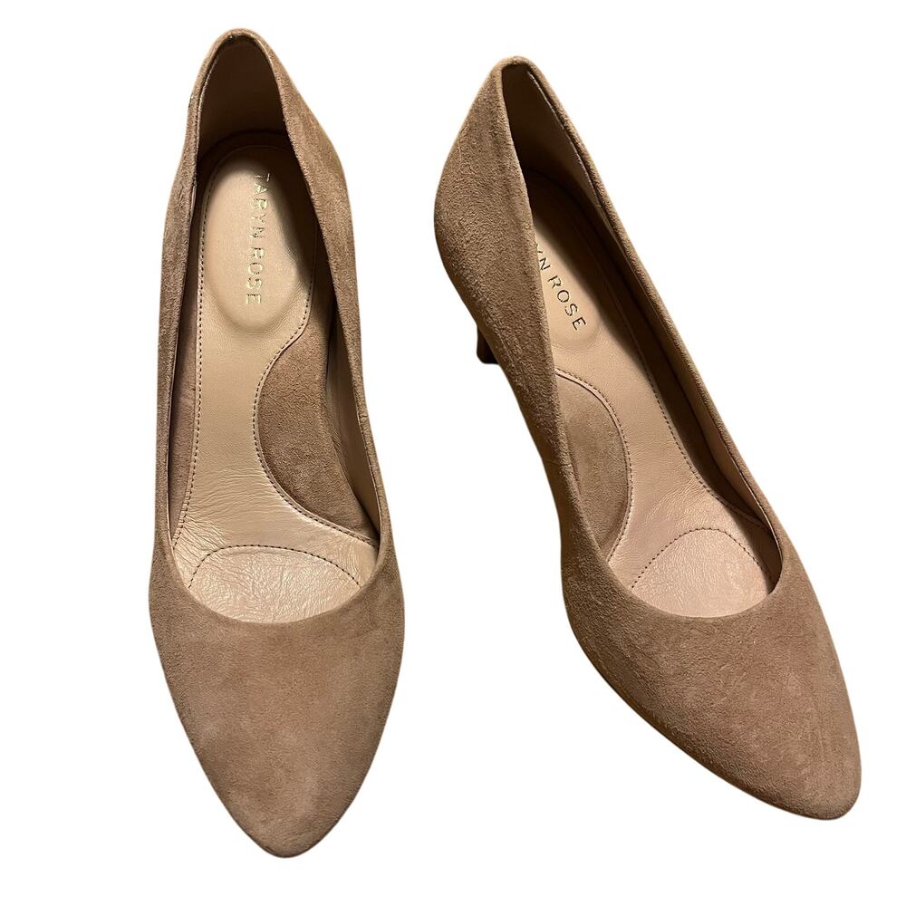 Taryn Rose Pink Suede Pumps